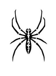 Tattoostencil ASA Spider